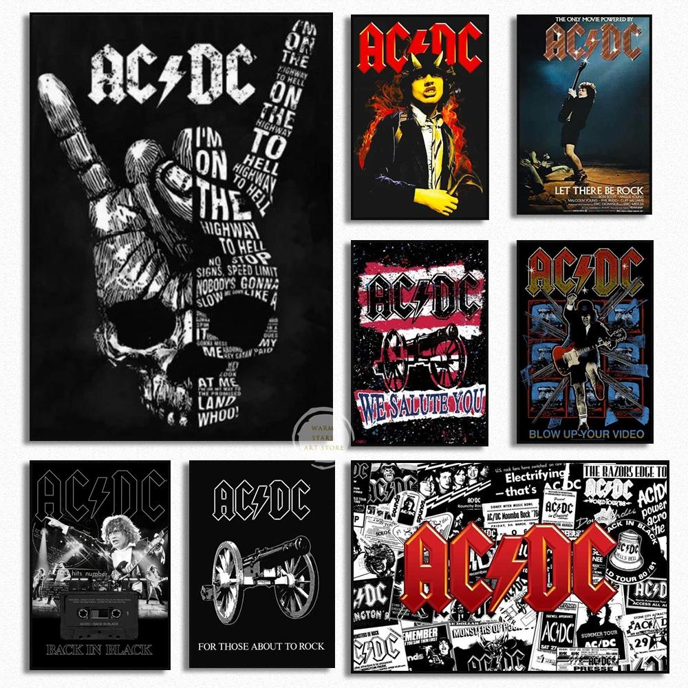 Musical Instrument Poster - Póster de banda ACDC, arte en