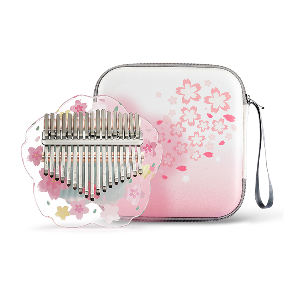 A Musical Instrument With Keys - Hluru Kalimba con estuche, Piano de
