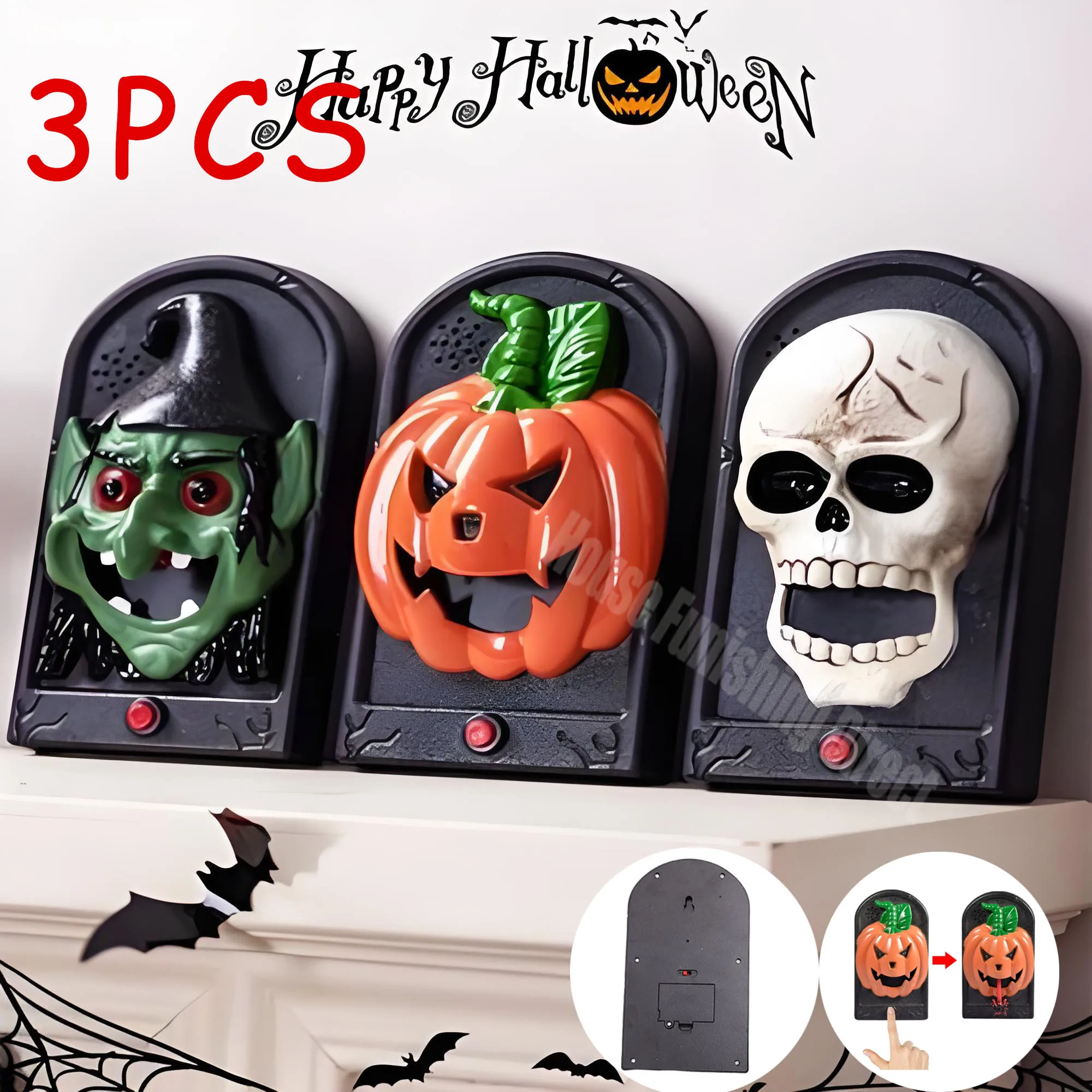 Musical Instrument Gong - Timbre encantada de Halloween, globo ocular