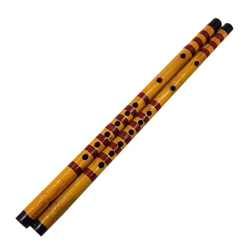 Musical Instrument Zurna - Bansuri marrón tradicional hecho a mano,