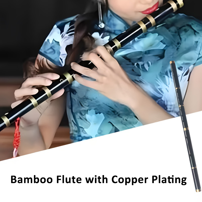Musical Instrument Trombone - Flauta de bambú de 6 agujeros