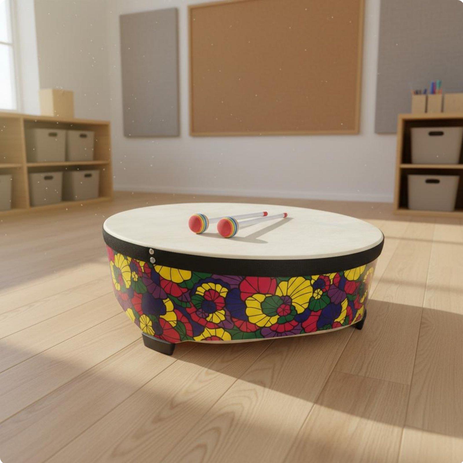 Musical Instrument Groups - Tambor de Piso de Madera de