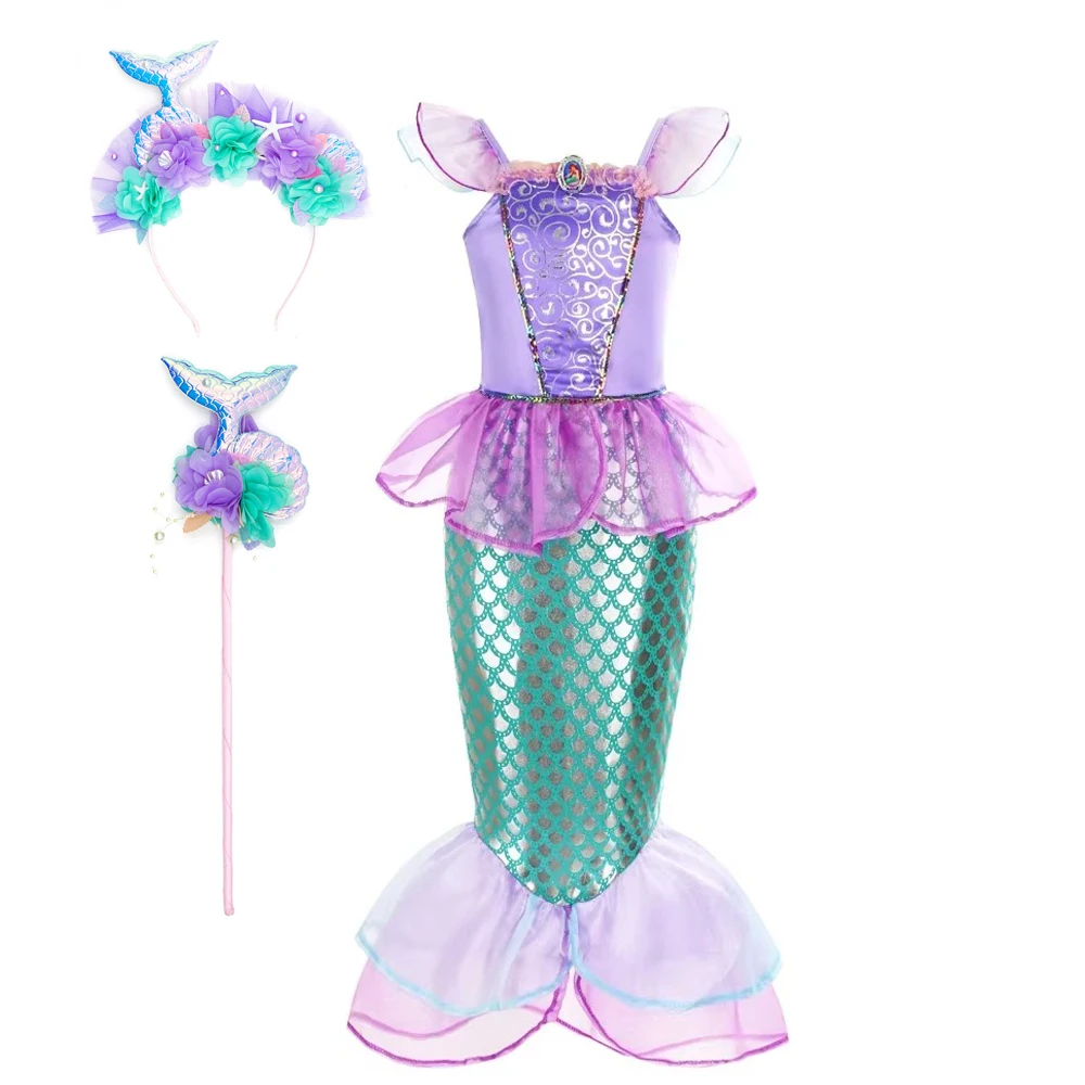 Musical Instrument Trombone - Disfraz de sirena para niños, vestido