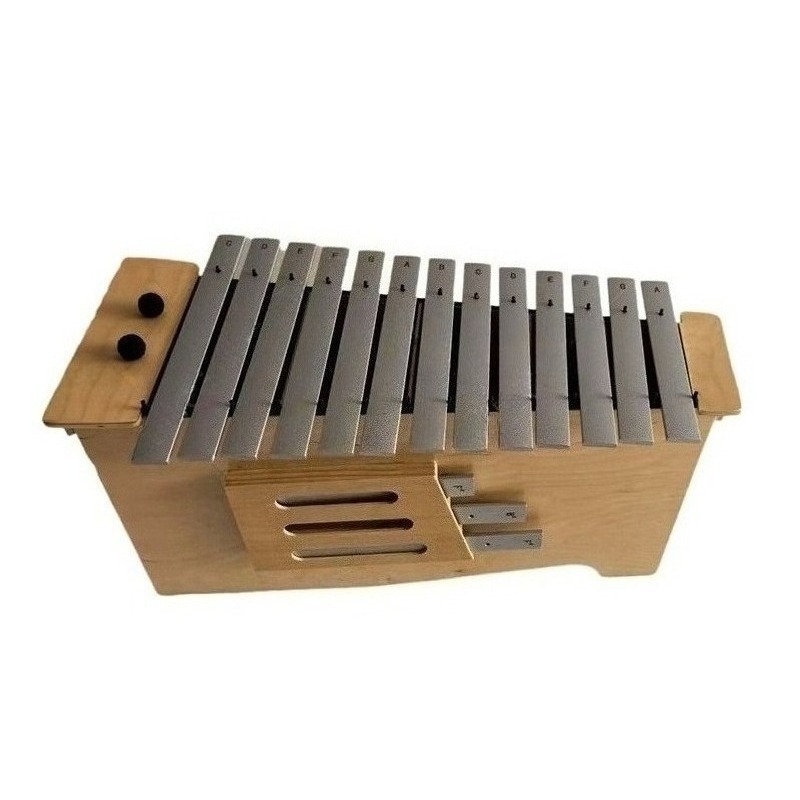 Musical Instrument Glockenspiel - Xilófono de aluminio de 13 tonos,