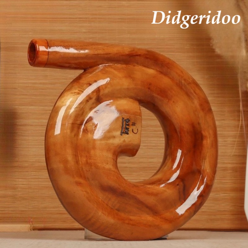 Musical Instrument Didgeridoo - Didgeridoo Espiral de Madera, Portátil, para