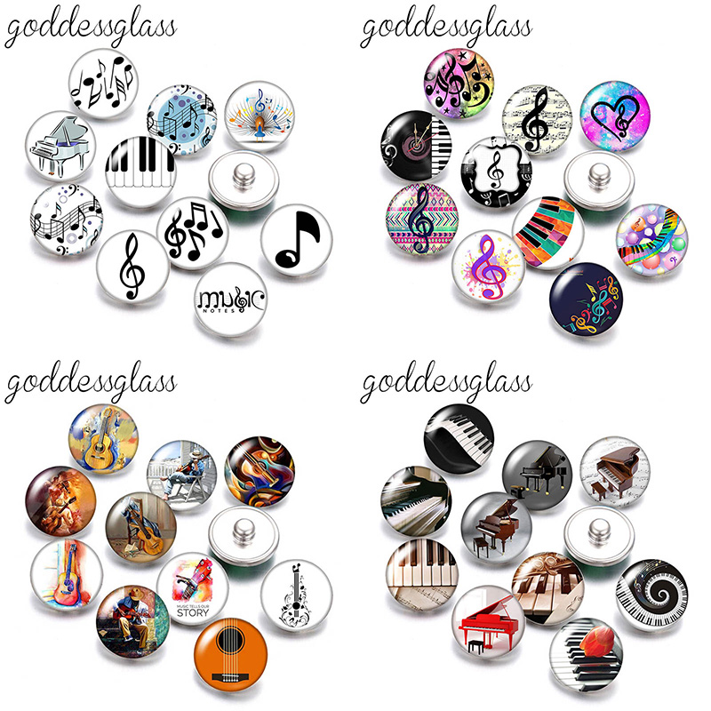 Musical Instrument Glass - Notas musicales de amor, instrumentos musicales,