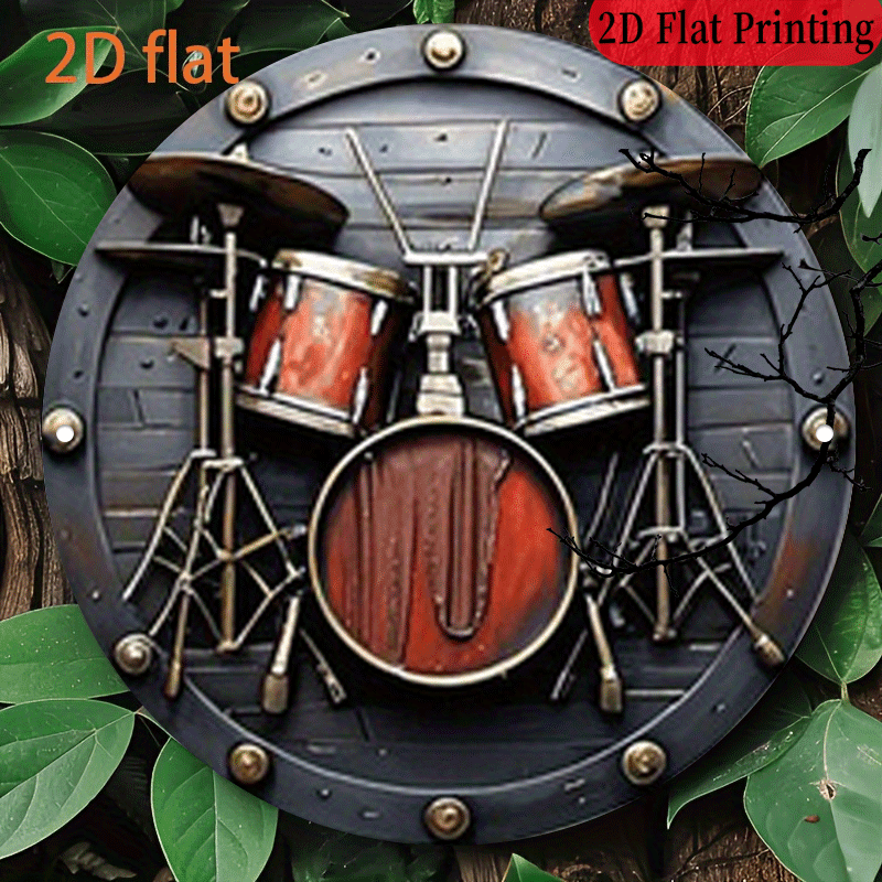 Musical Instrument Band - 2D plano, 1 pieza, 20,32x20,32 cm,