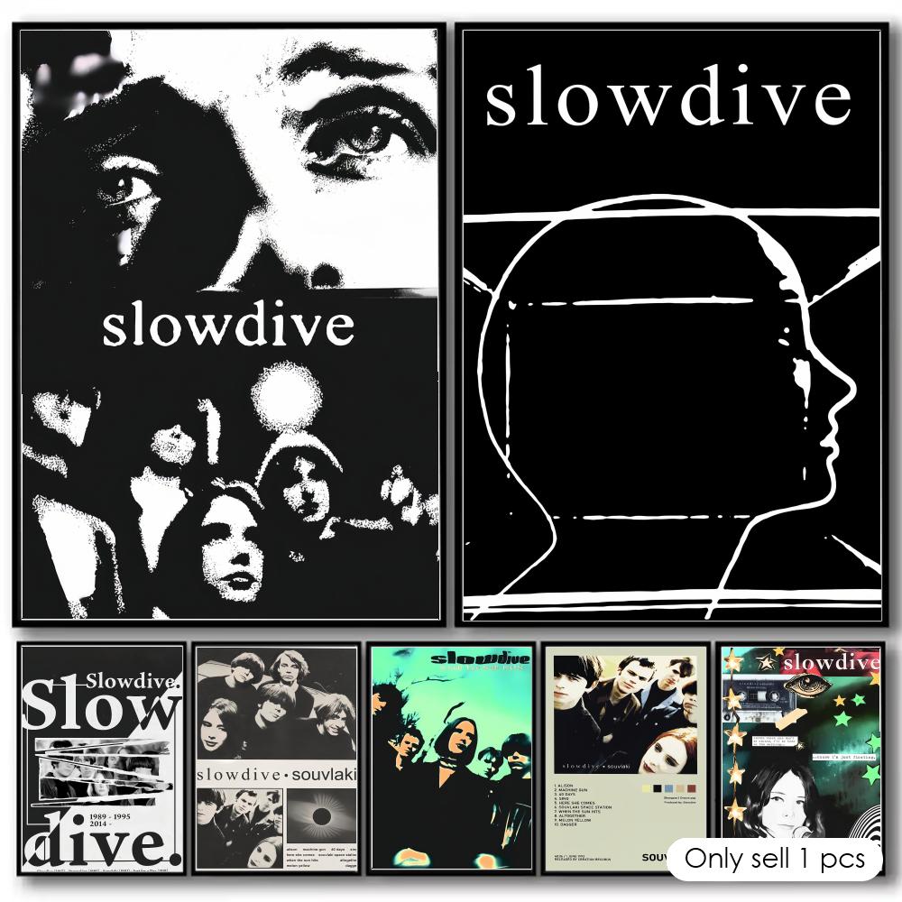 Musical Instrument Poster - S-Slowdive Band Rock and Roll, pintura