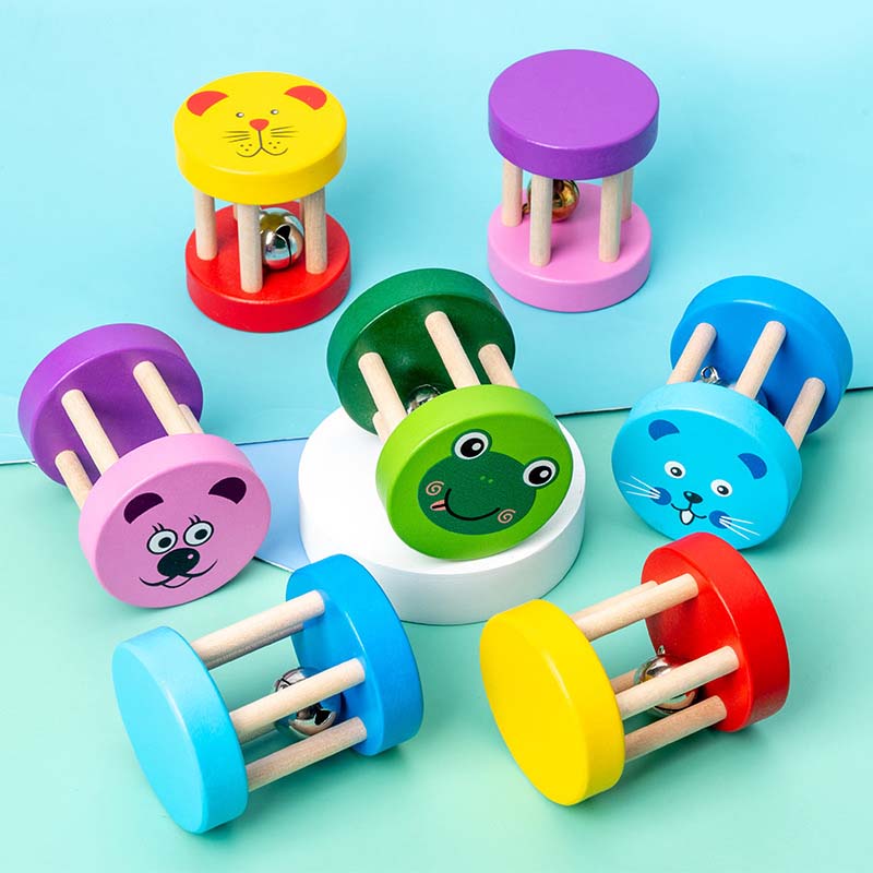 A Musical Instrument You Shake - Sonajeros de Jaula de madera Montessori