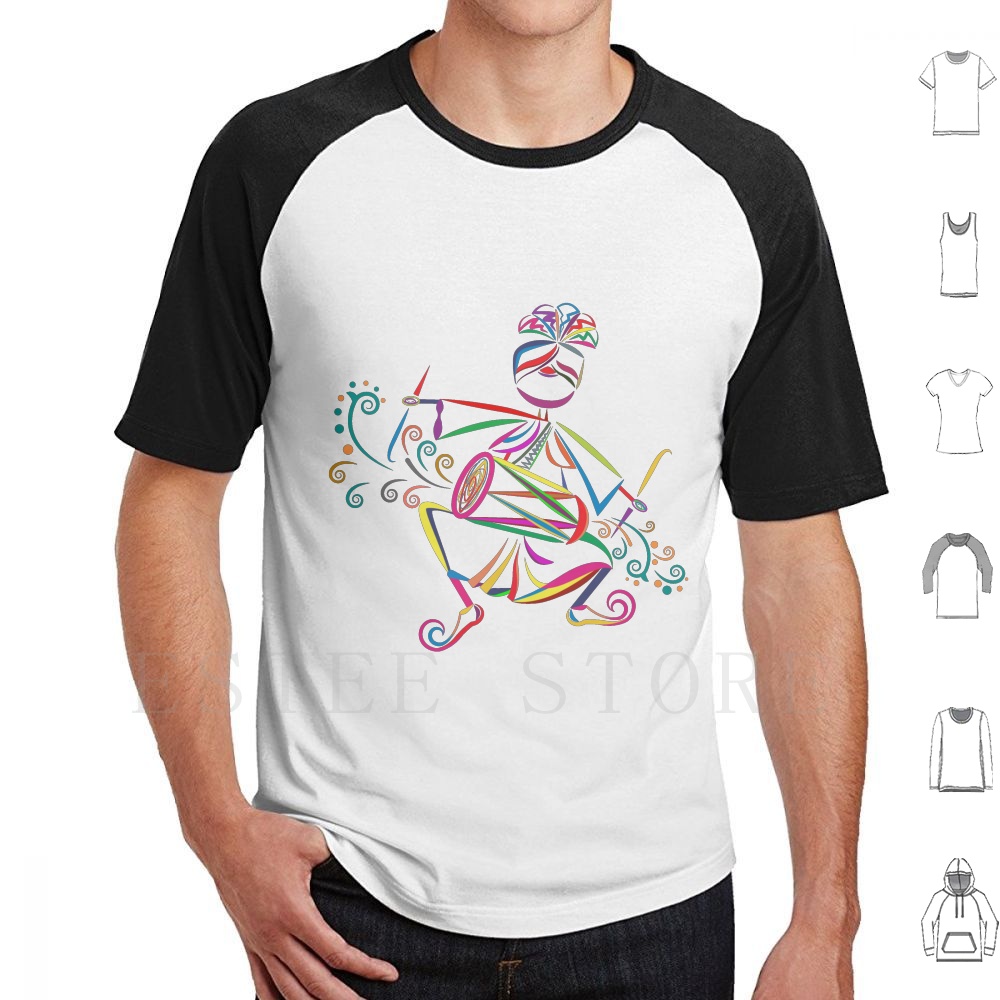 Musical Instrument Of India - Camiseta De jugador Dhol DIY tamaño