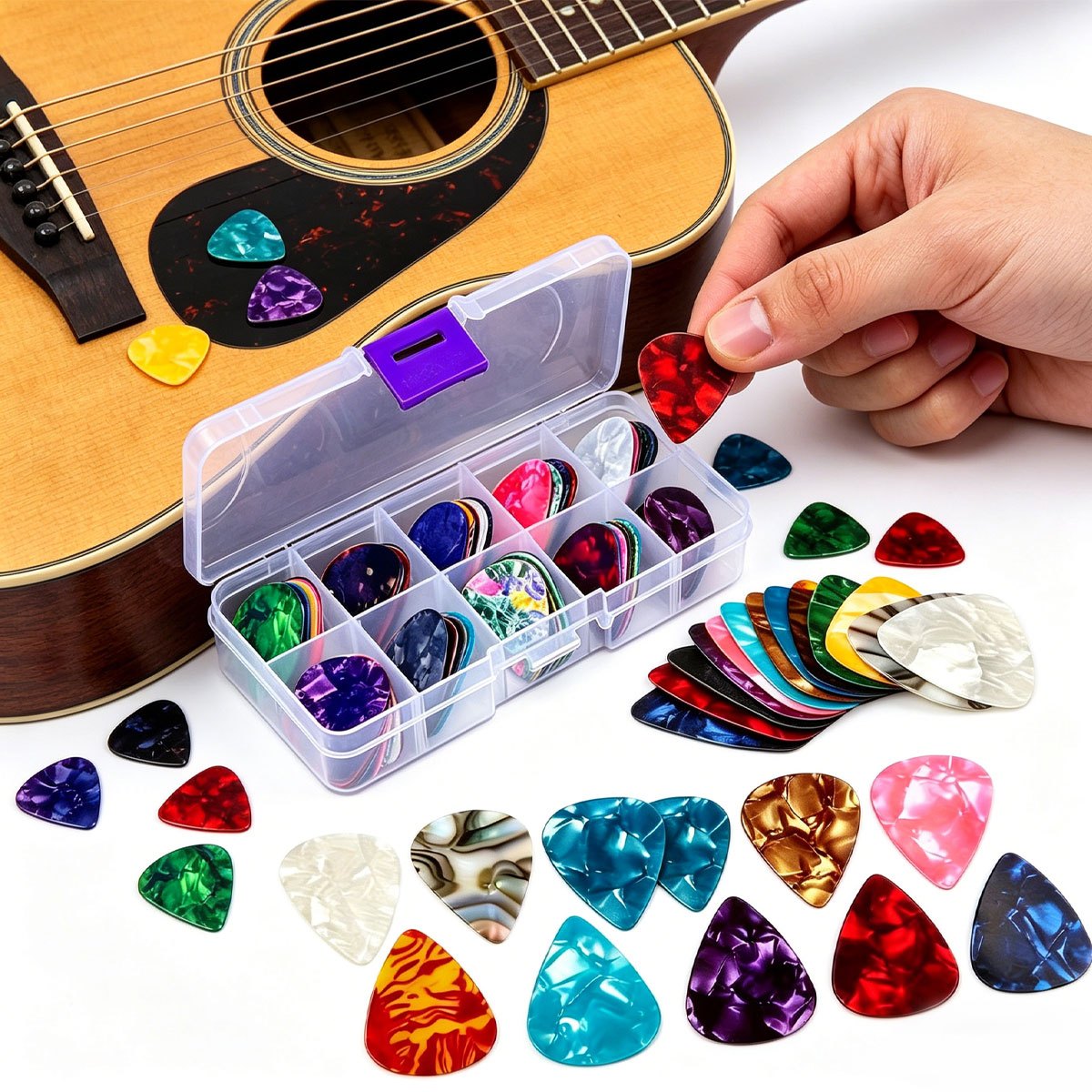 40 púas de guitarra ABS de 0,4 - Musical Instrument Poster reseña y precio