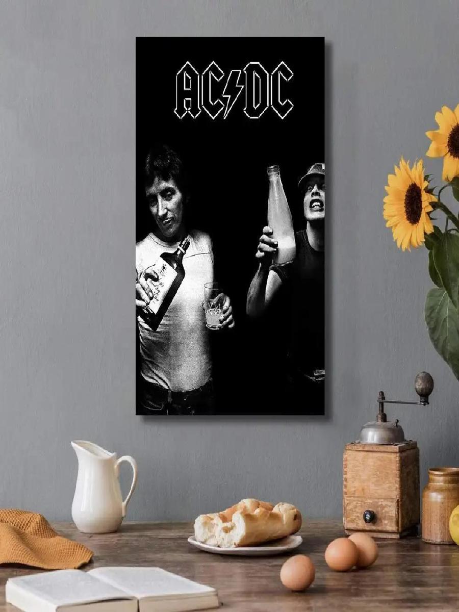 Póster de banda ACDC, arte en  - Musical Instrument Poster reseña y precio