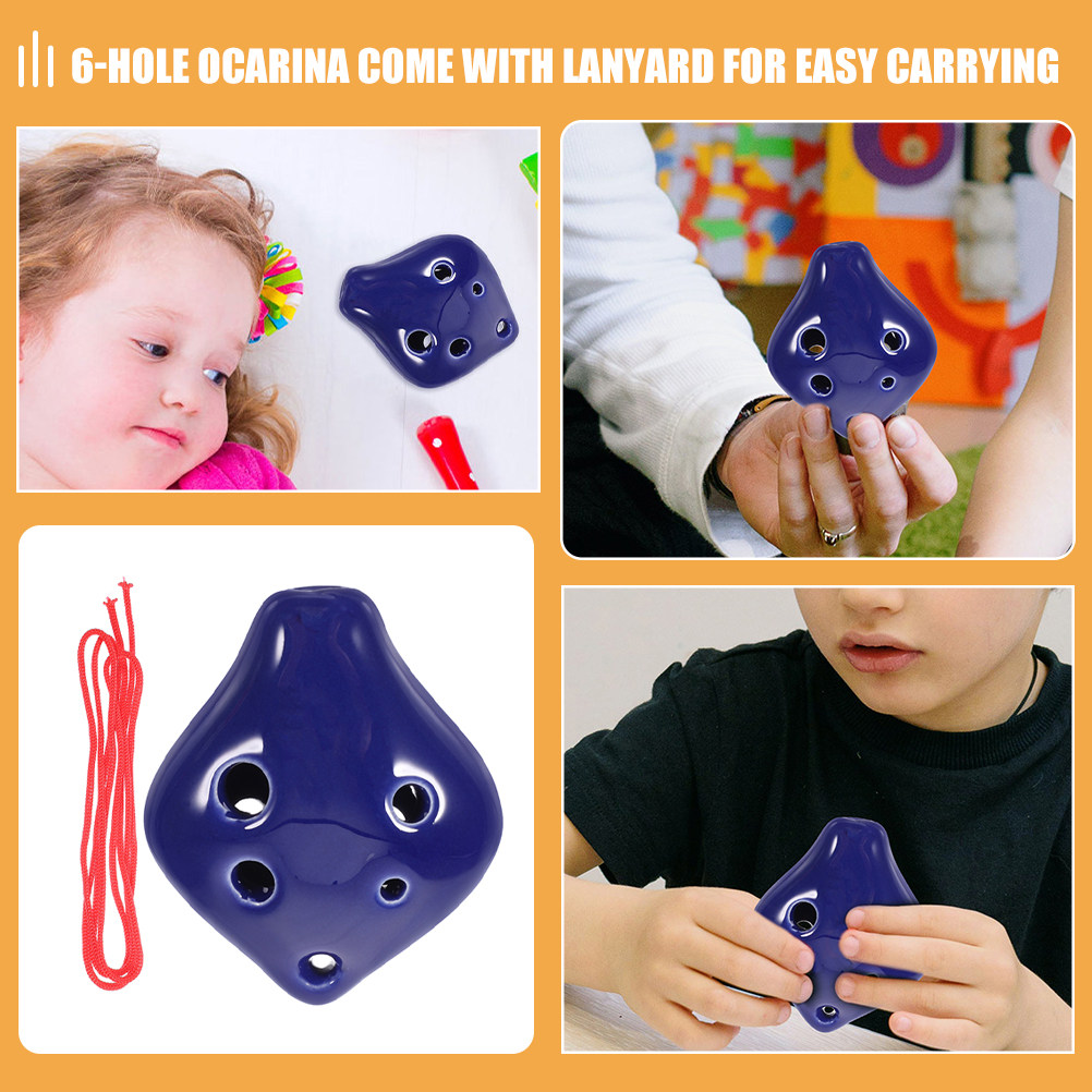 Ocarina de cerámica de 6 orifi - Musical Instrument Groups reseña y precio