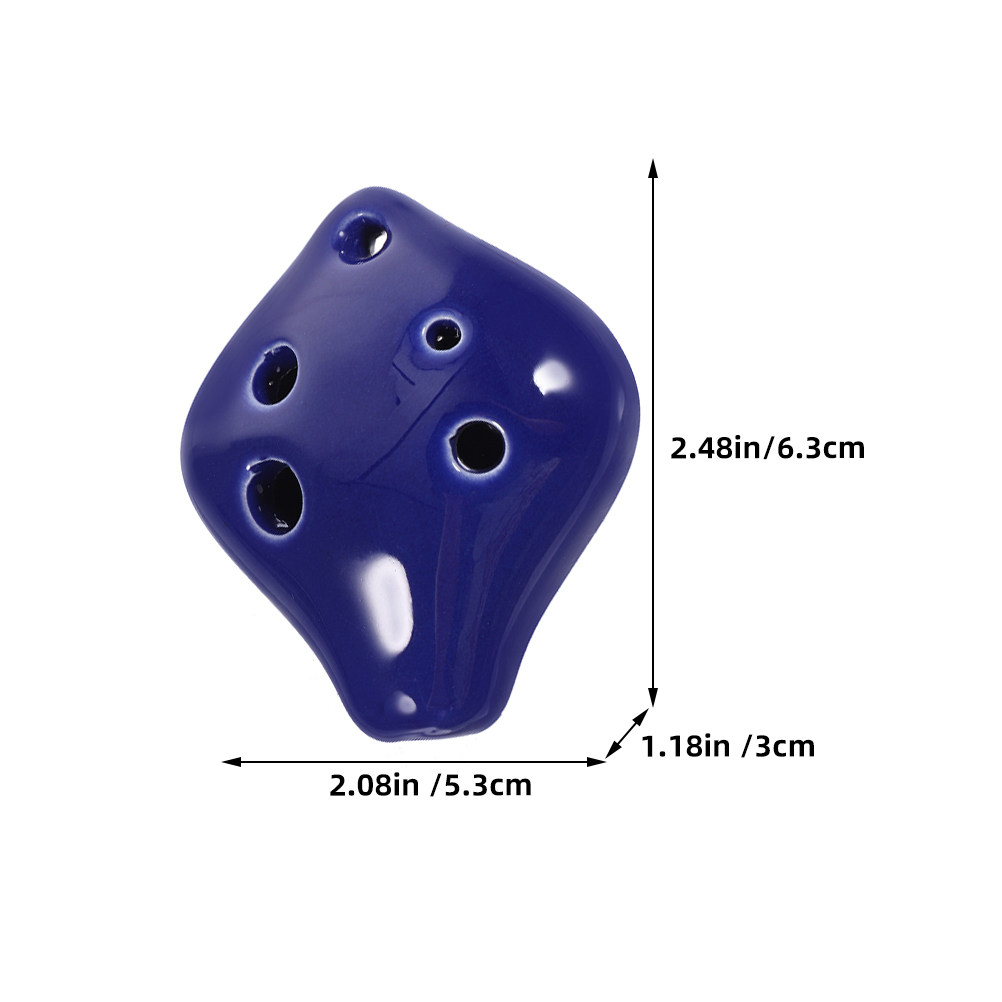 Ocarina de cerámica de 6 orifi - Musical Instrument Groups reseña y precio
