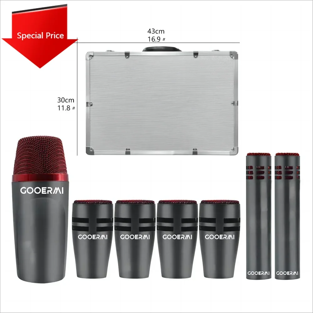 Kit de micrófonos para batería - Musical Instrument Groups reseña y precio