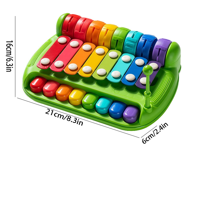 Xilófono de 8 notas para bebés - Musical Instrument Glockenspiel reseña y precio