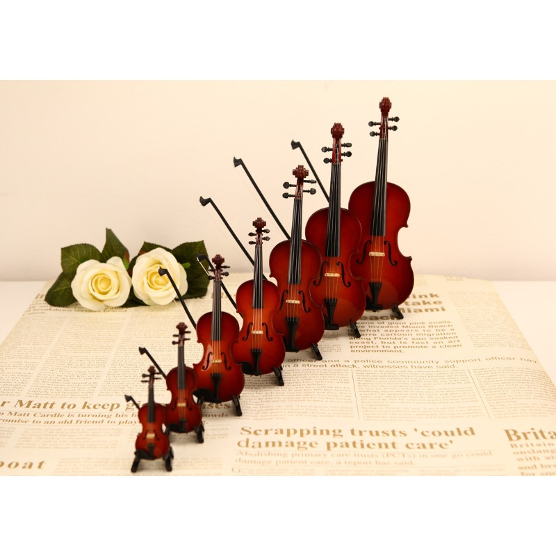 Figura de violín pequeña hecha - Musical Instrument Old reseña y precio