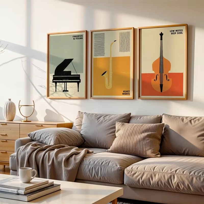 Póster de Instrumentos Musical - Musical Instrument Poster reseña y precio