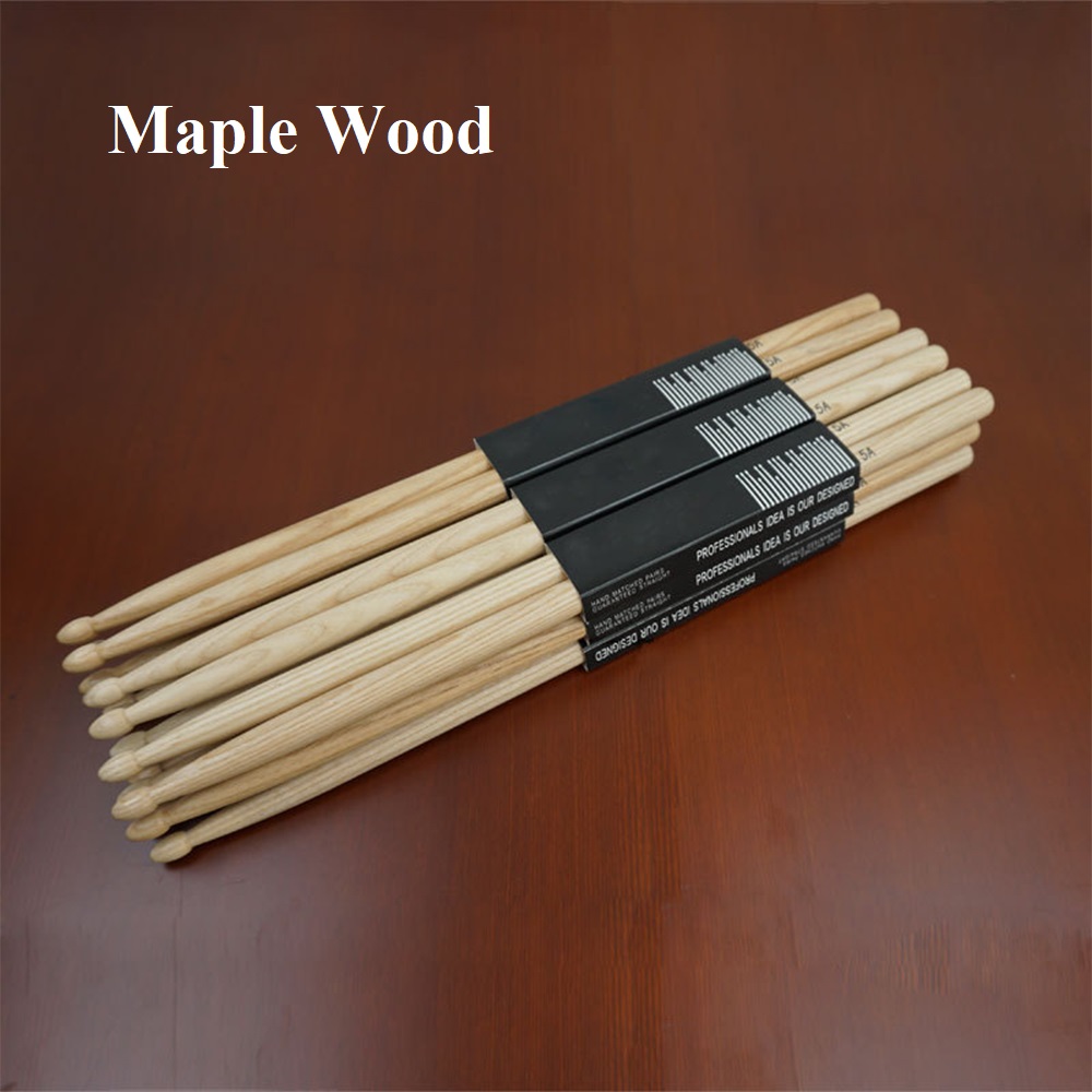 Baquetas de madera de arce 5A/ - Musical Instrument Gong reseña y precio