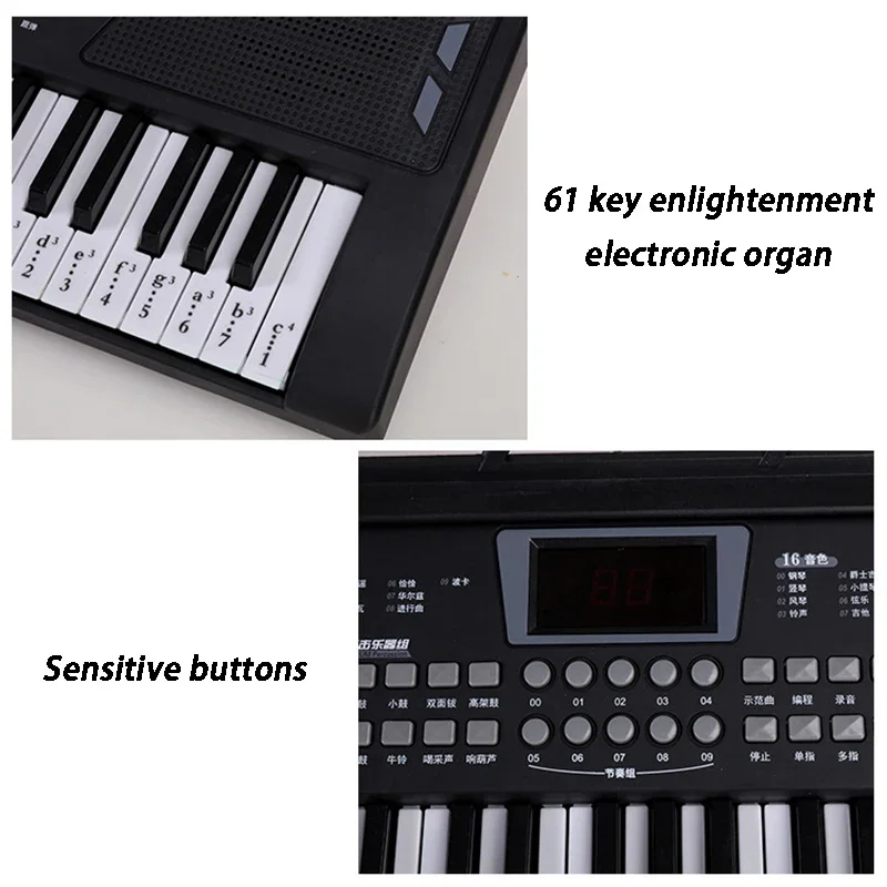 Órgano electrónico para niños, - Musical Instrument Synthesizer reseña y precio