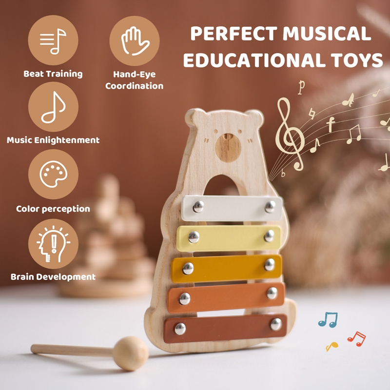 Glockenspiel-oso de dibujos an - Musical Instrument Glockenspiel reseña y precio