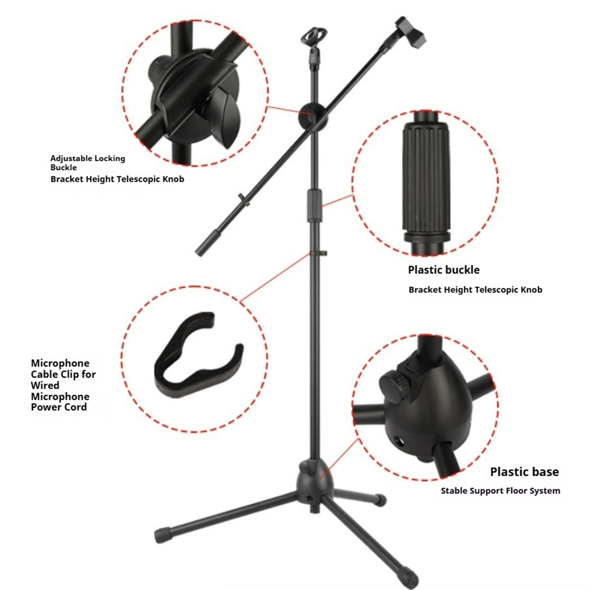 Soporte de Micrófono de Piso c - A Musical Instrument You Shake reseña y precio