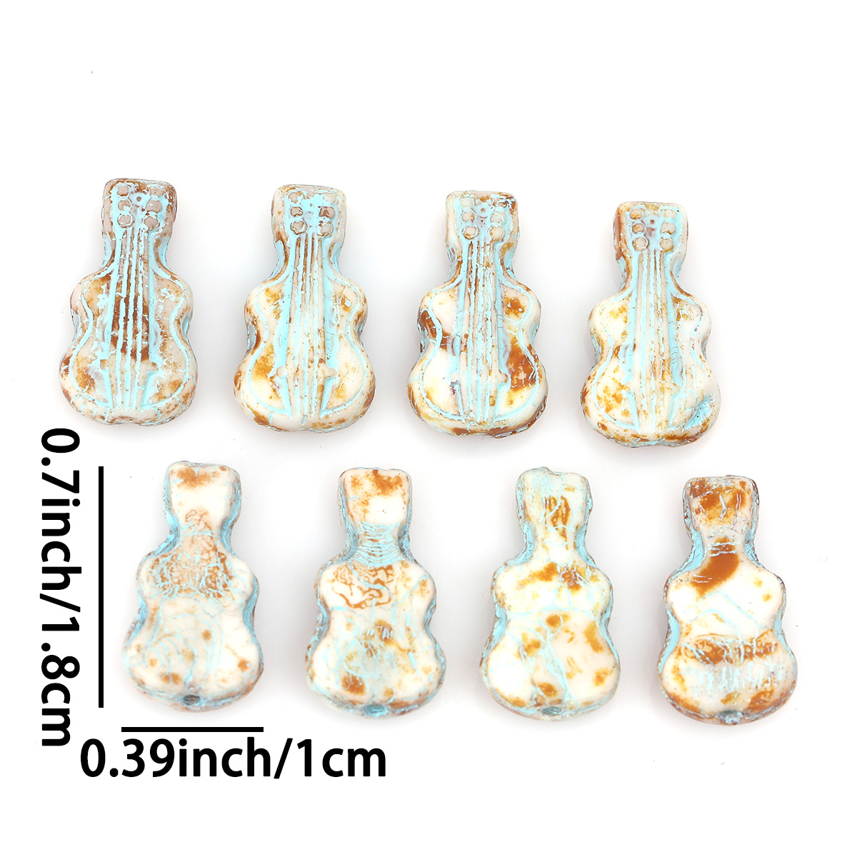 4/8 piezas de cuentas de vidri - Musical Instrument Glass reseña y precio