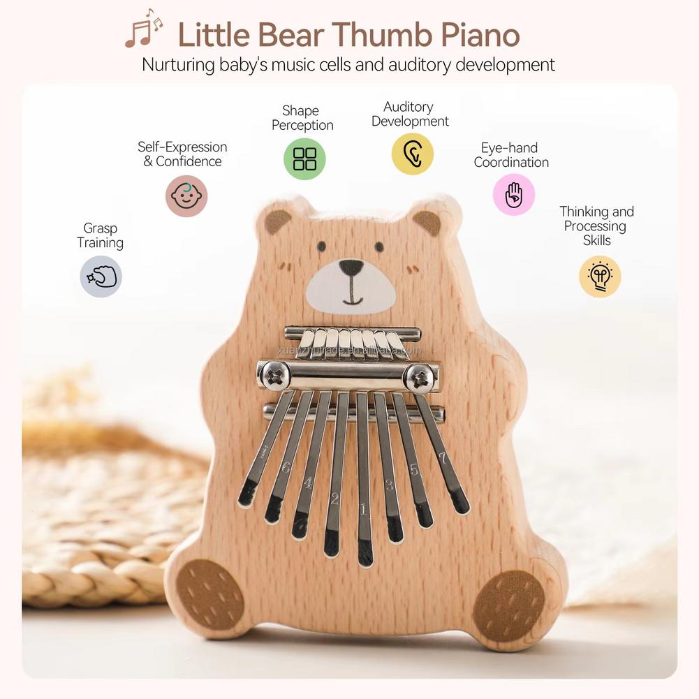 Mini Kalimba de 8 Teclas, Pian - A Musical Instrument With Keys reseña y precio
