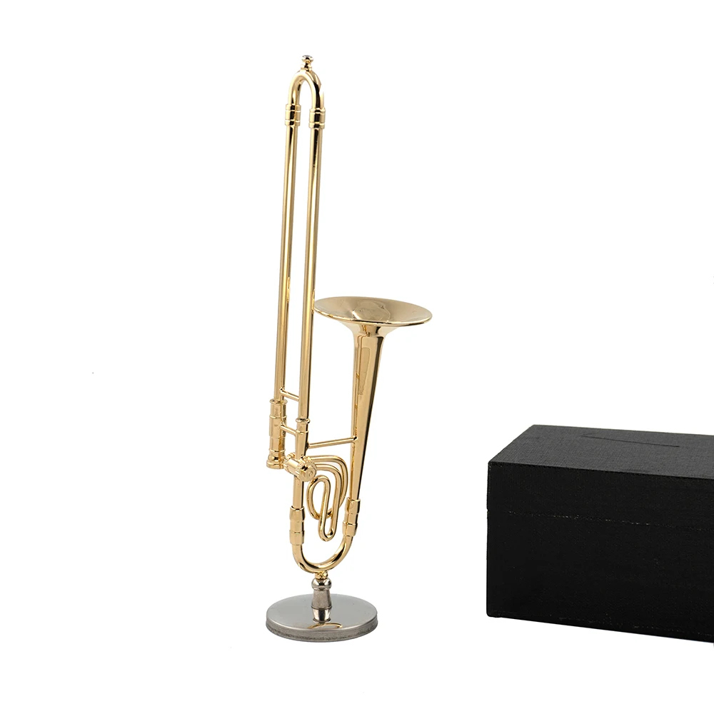Trombón de cobre puro en minia - Musical Instrument Trombone reseña y precio