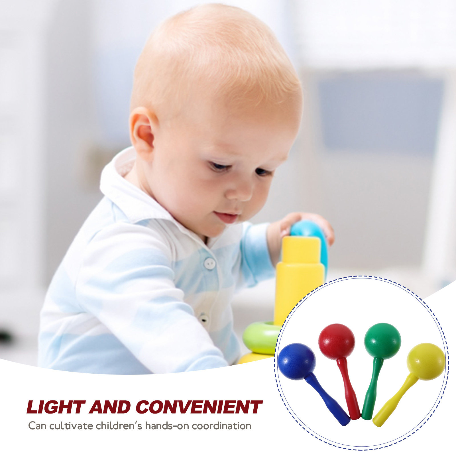 8 maracas de mano, instrumento - A Musical Instrument You Shake reseña y precio