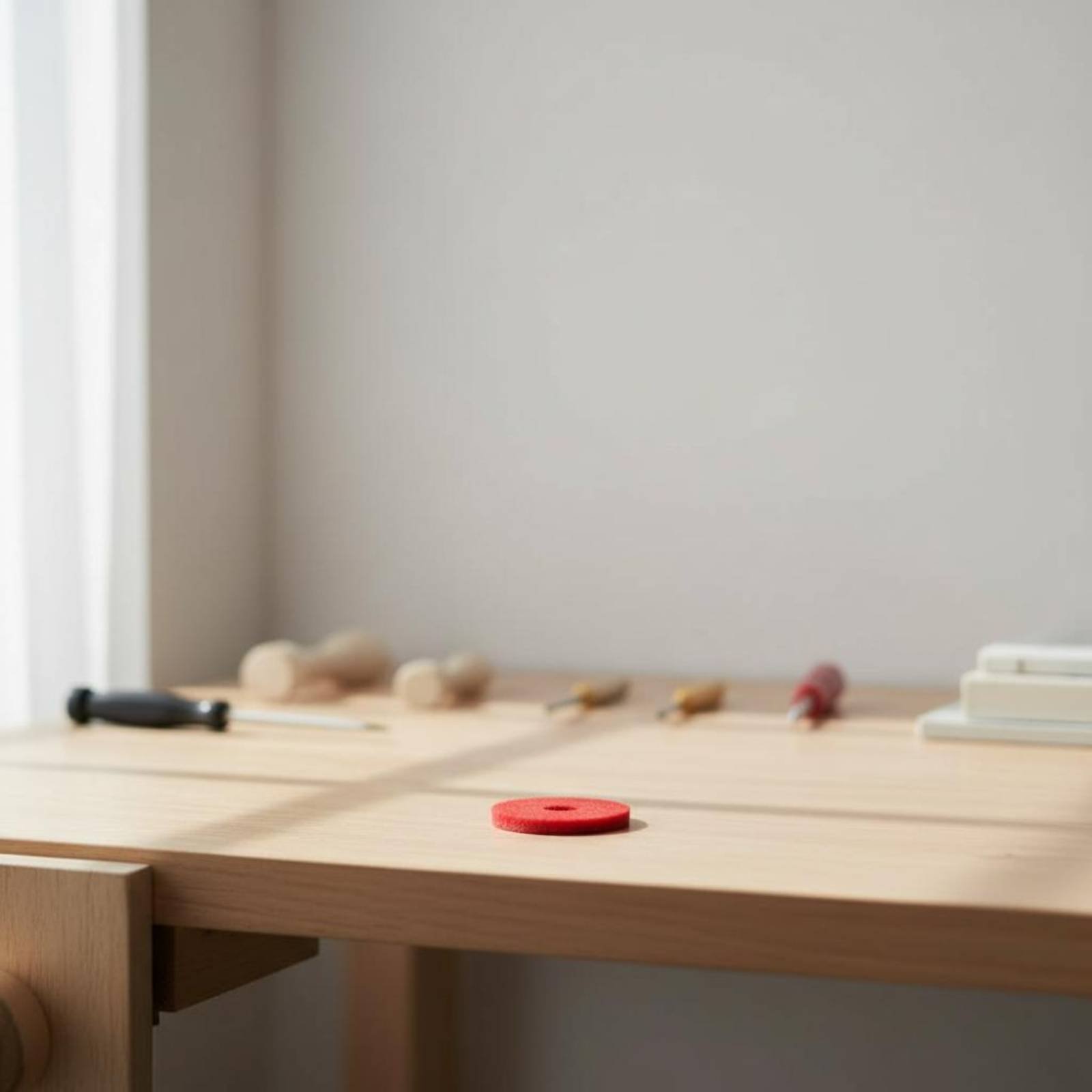 Almohadilla de fieltro roja pe - A Musical Instrument With Keys reseña y precio