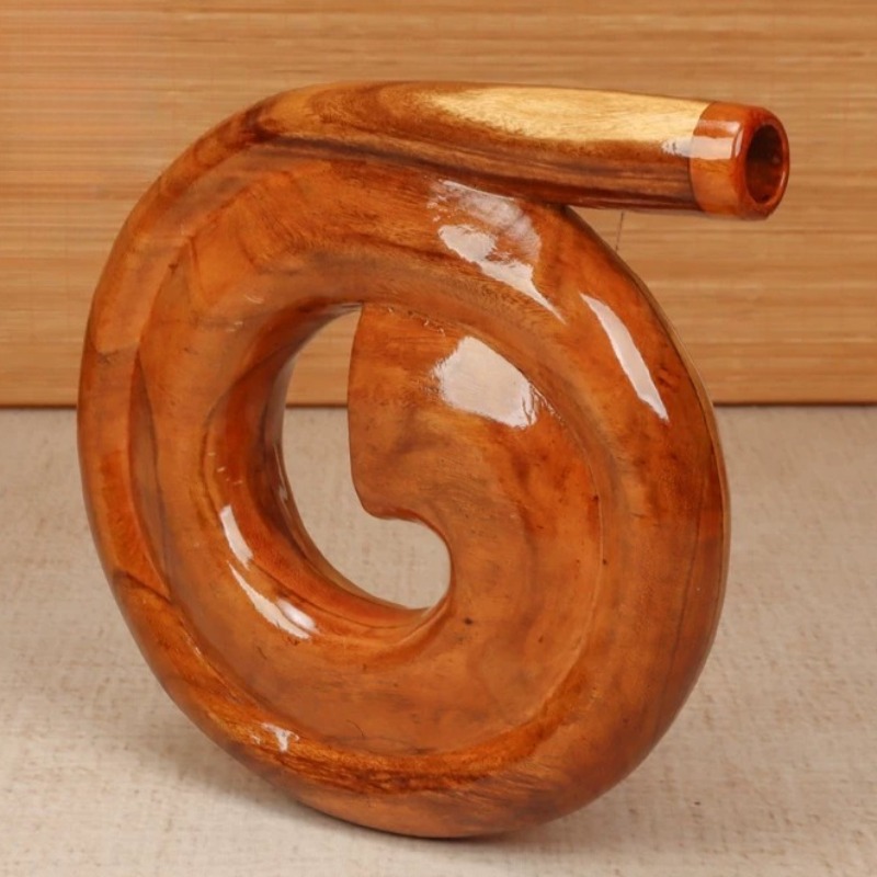 Didgeridoo Espiral de Madera,  - Musical Instrument Didgeridoo reseña y precio
