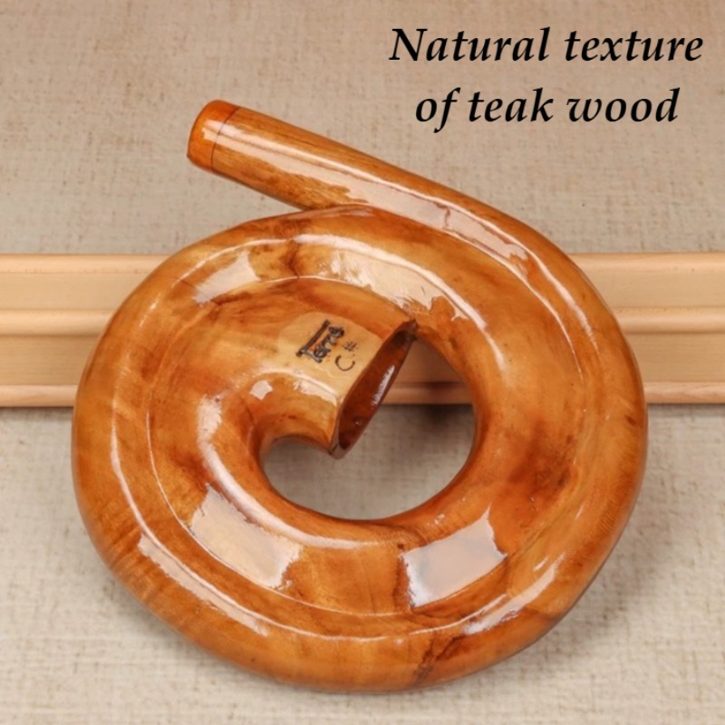 Didgeridoo Espiral de Madera,  - Musical Instrument Didgeridoo reseña y precio