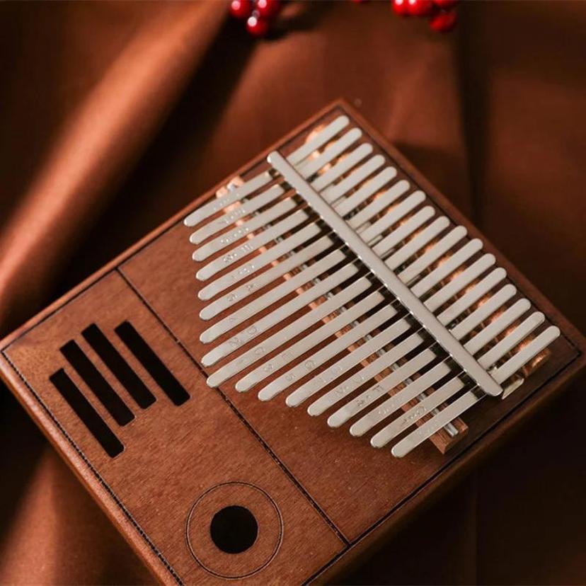 Retro Kalimba 17 llave pulgar  - A Musical Instrument With Keys reseña y precio