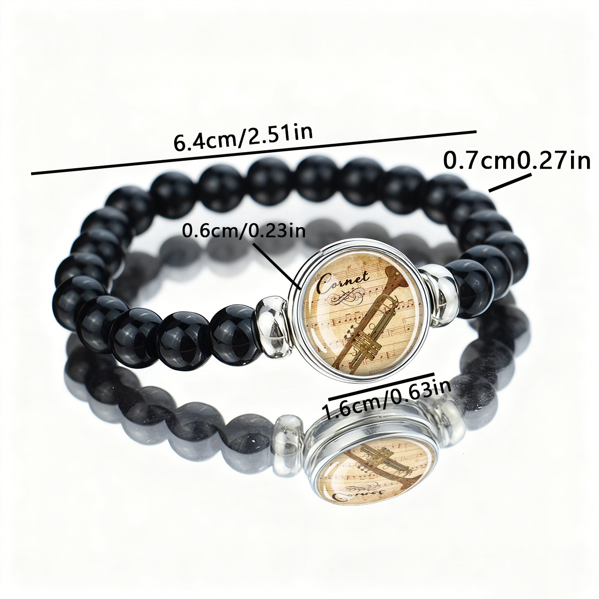 Pulsera con diseño de instrume - Musical Instrument Glass reseña y precio