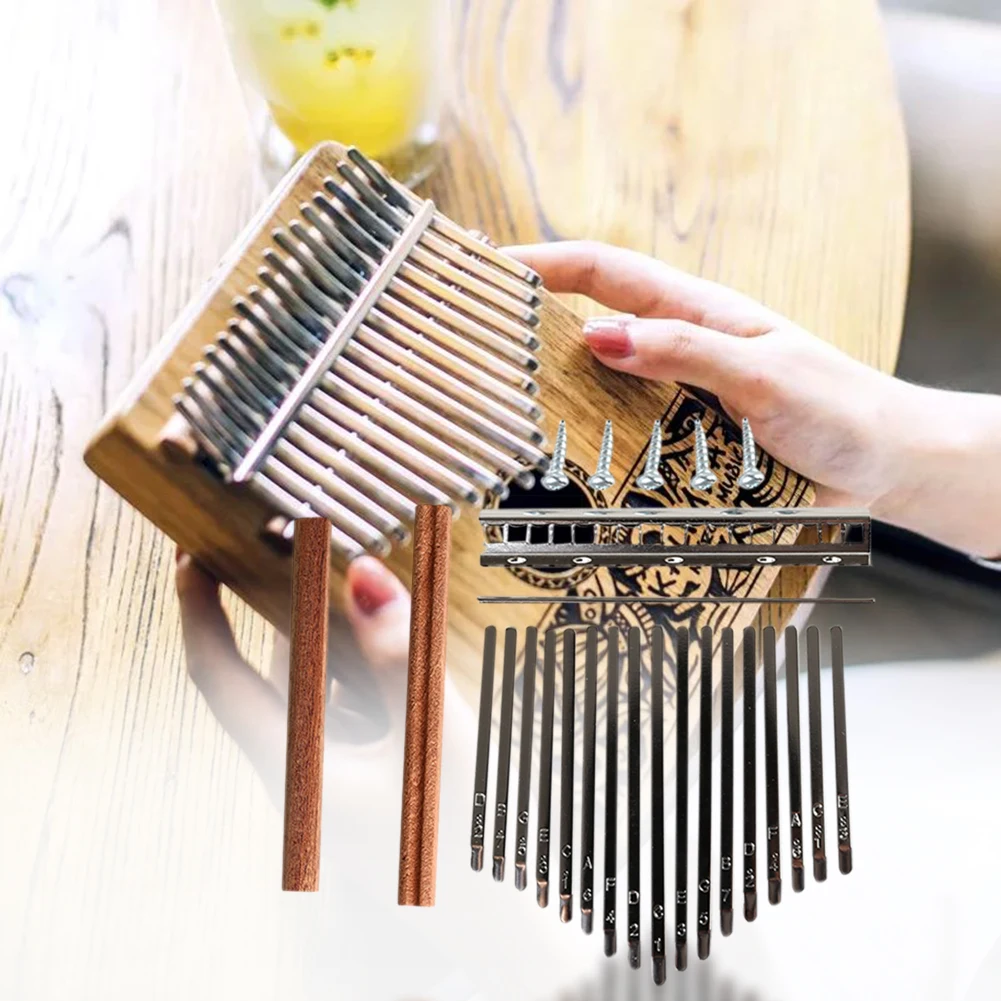 DIY 17 tonos Kalimba llaves ju - A Musical Instrument With Keys reseña y precio