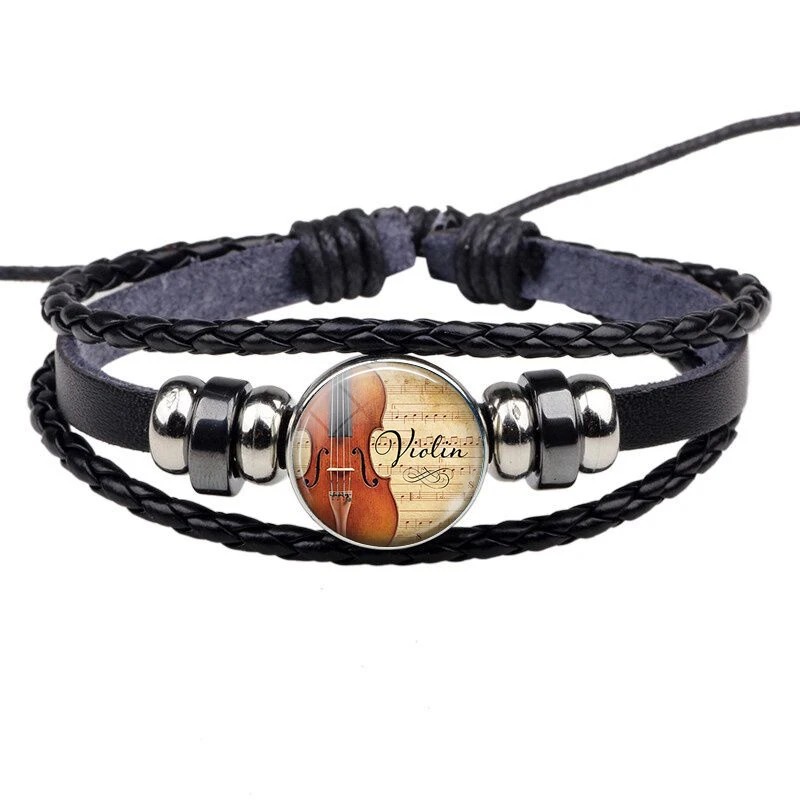 Pulsera de notas musicales par - Musical Instrument Glass reseña y precio