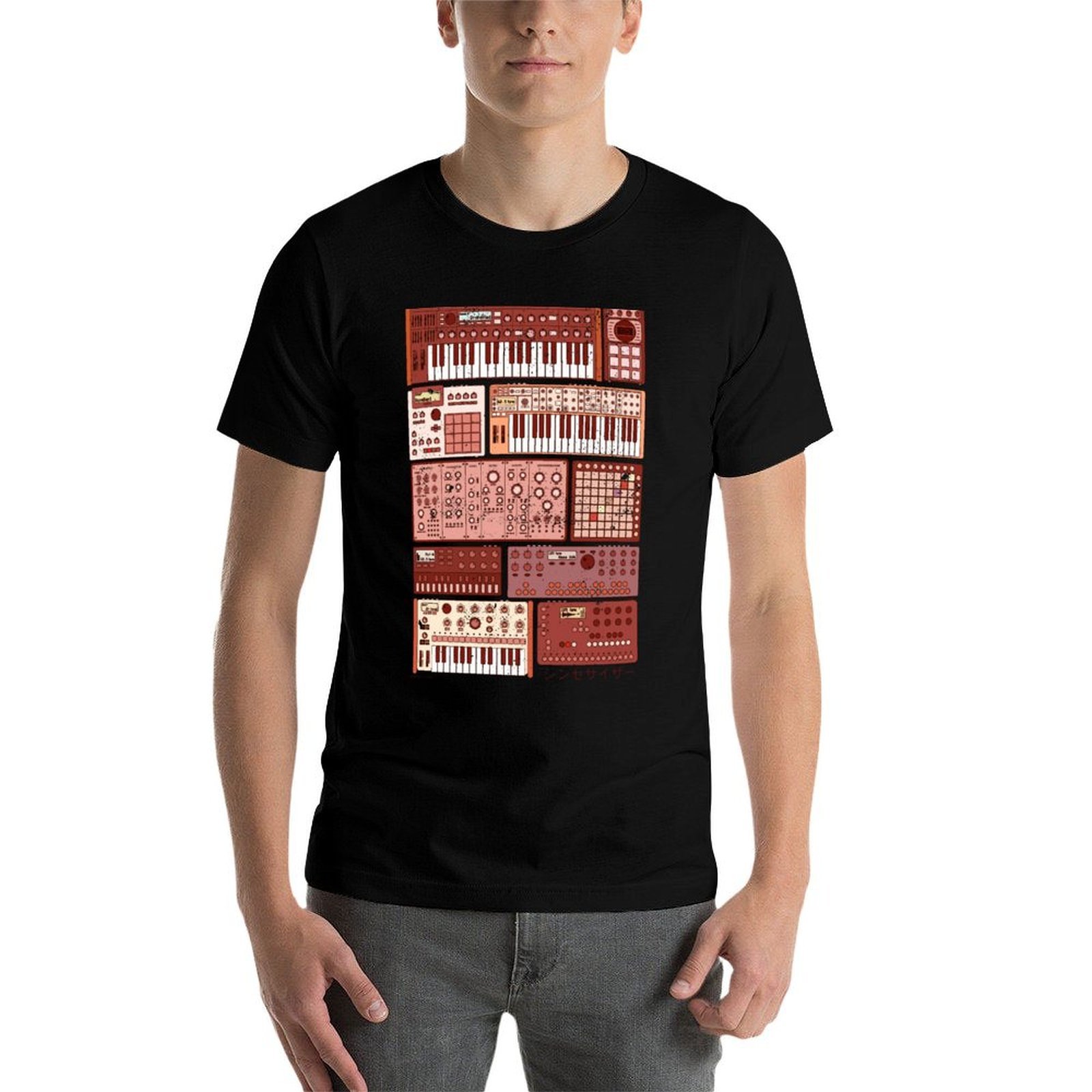 Camiseta informal resistente a - Musical Instrument Synthesizer reseña y precio