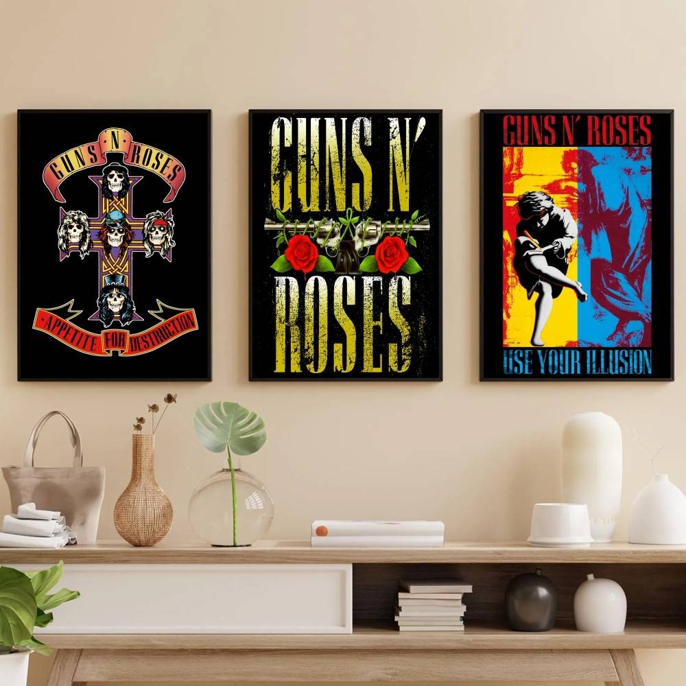 Póster G-Guns Rock Band N R-Ro - Musical Instrument Poster reseña y precio