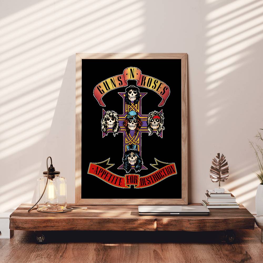 Póster G-Guns Rock Band N R-Ro - Musical Instrument Poster reseña y precio