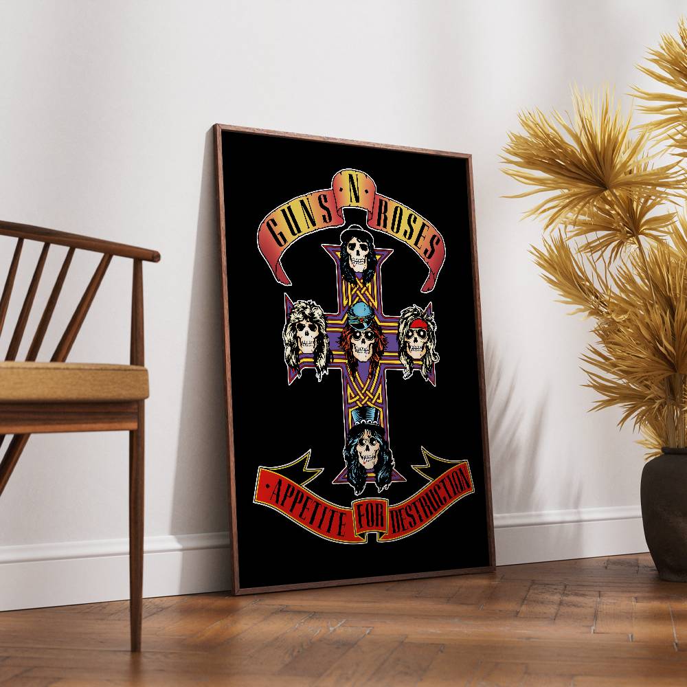 Póster G-Guns Rock Band N R-Ro - Musical Instrument Poster reseña y precio