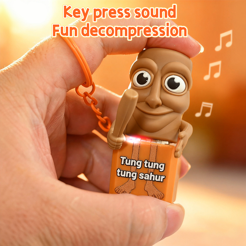 Nuevo Llavero Tung Tung Tung S - Musical Instrument Gong reseña y precio