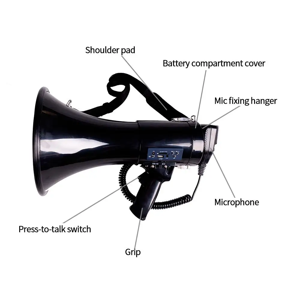 Nuevo megáfono portátil, megáf - Musical Instrument Band reseña y precio
