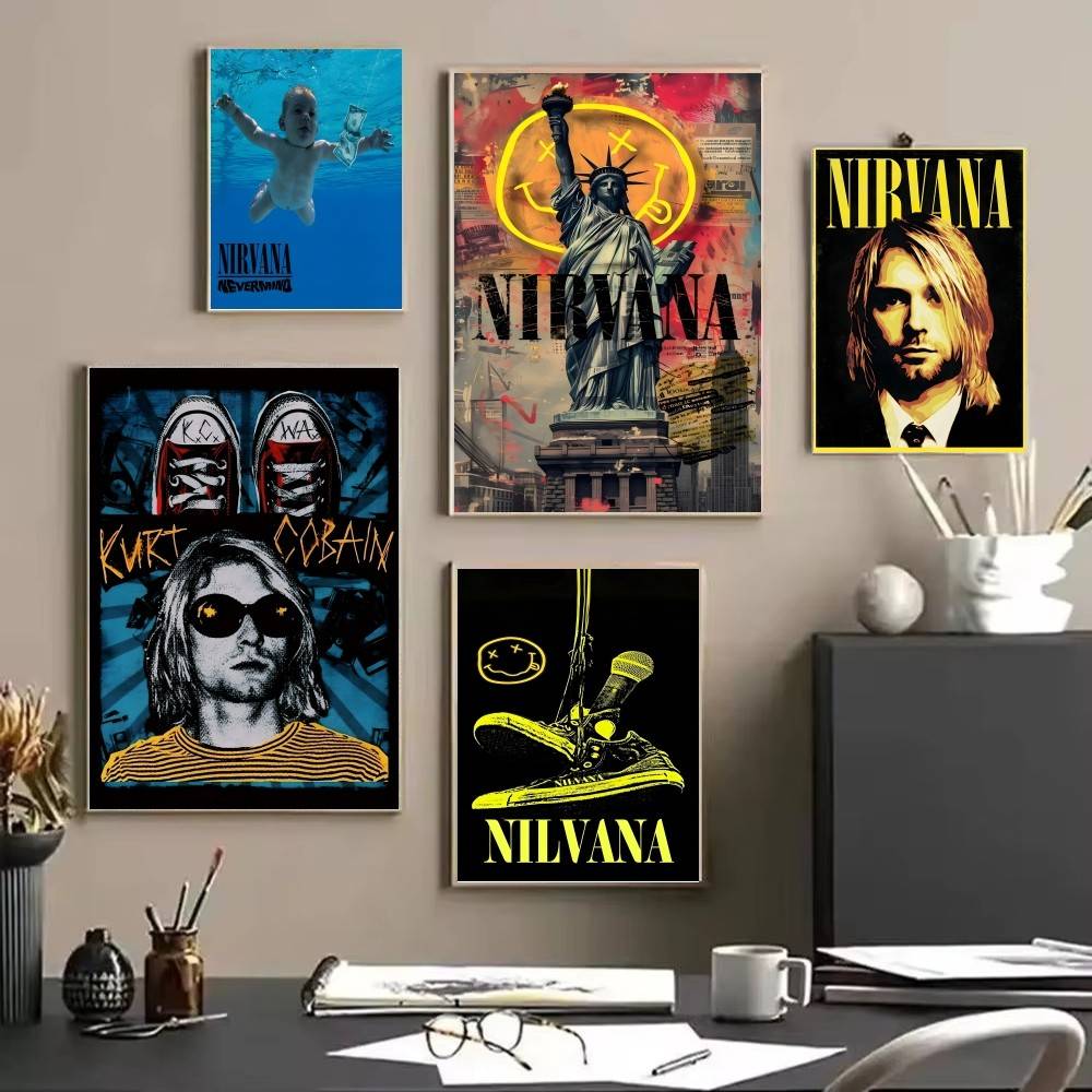 Póster de la banda de rock A-N - Musical Instrument Poster reseña y precio