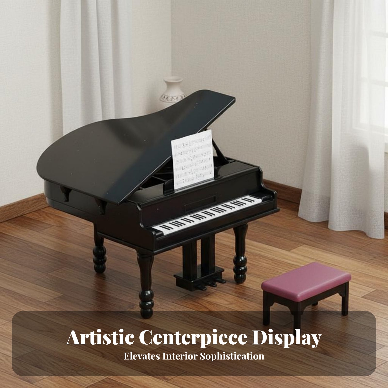 Piano de Casa de Muñecas con B - Musical Instrument Old reseña y precio