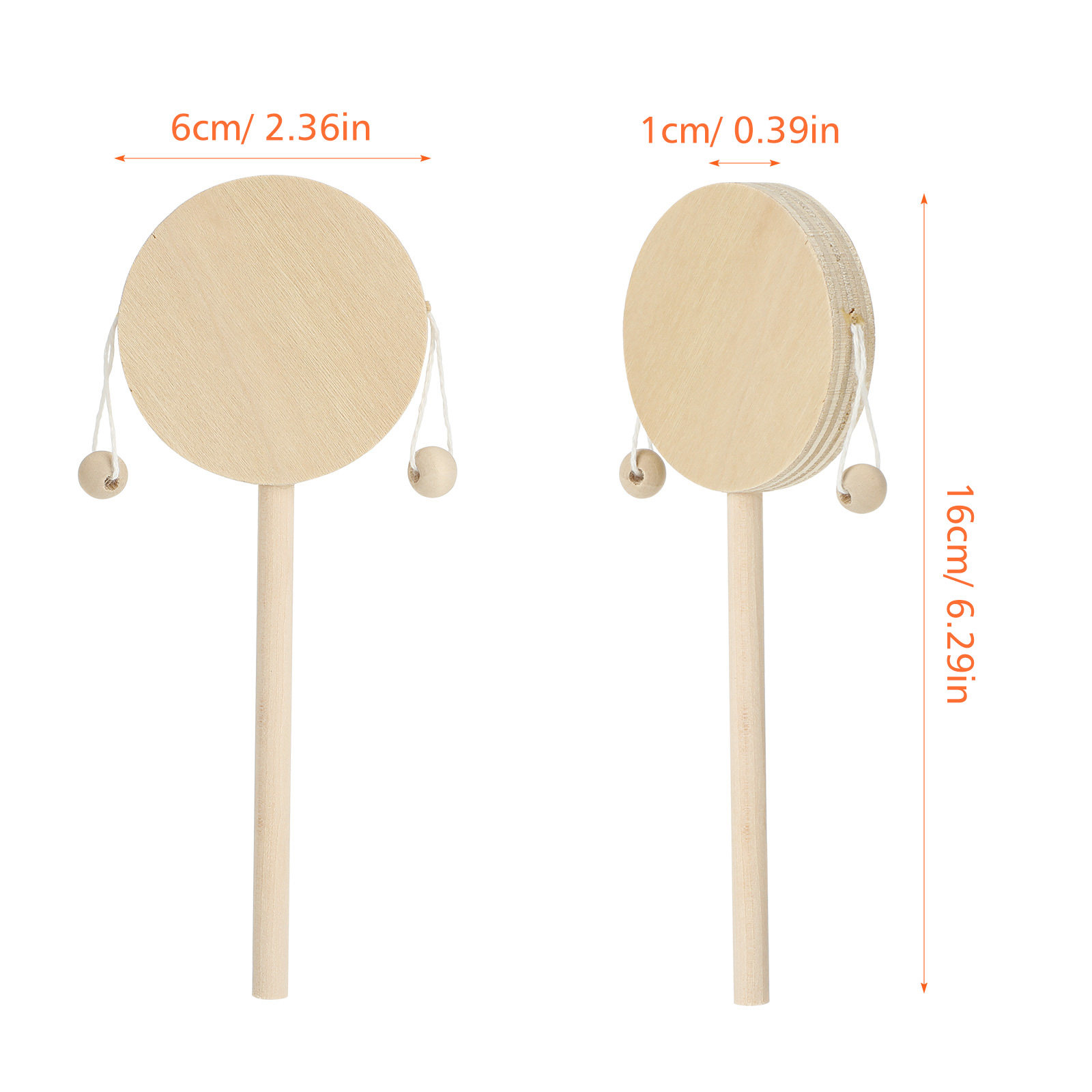 1 Set de Tambor de Madera DIY  - A Musical Instrument You Shake reseña y precio