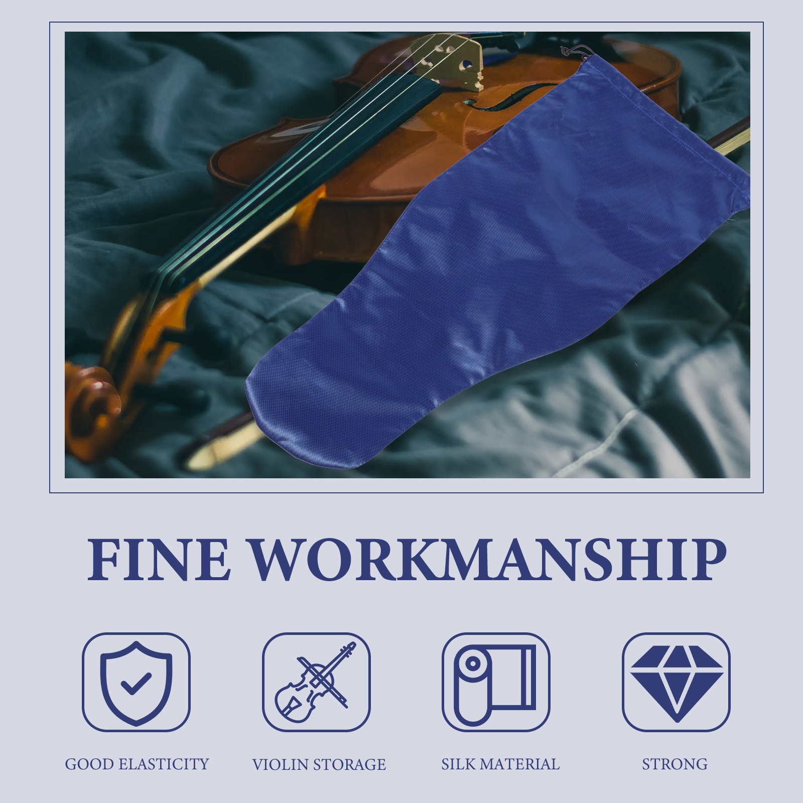 Funda Musical Antipolvo para V - Musical Instrument Viol reseña y precio